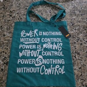 Pirelli Teal White Tote Bag Cars RACING power